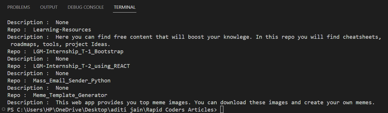 How to use the Github API?